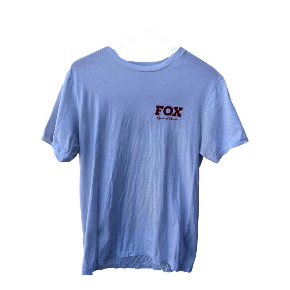 Fox Racing Speed & Service Graphic T Shirt Mens Medium White Moto Tee